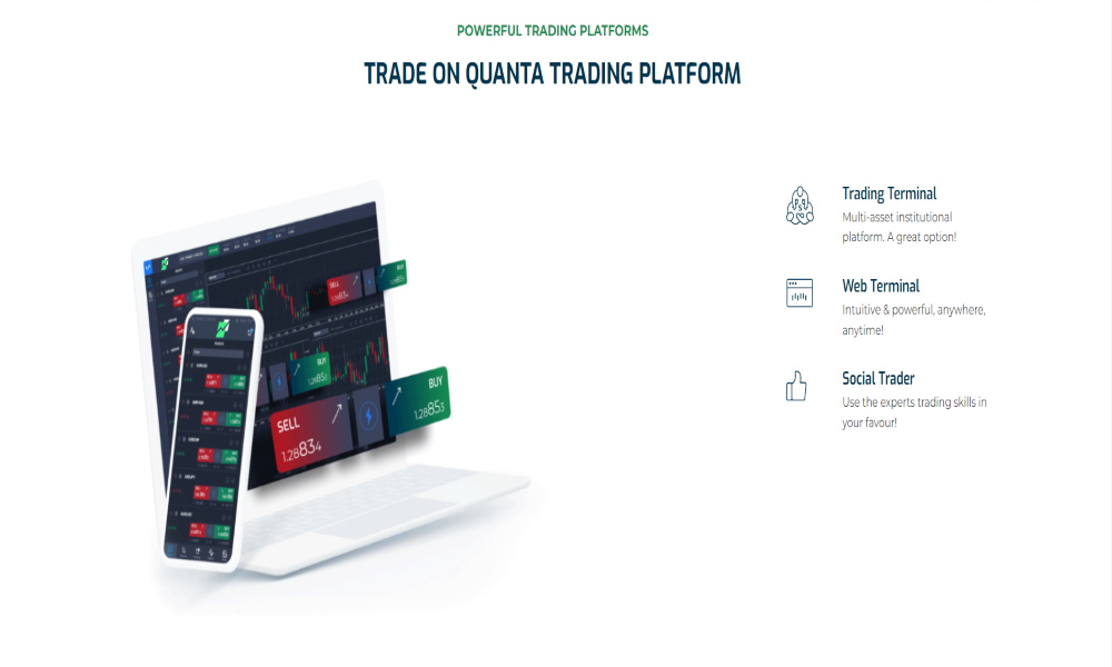 Quanta Trade cutting-edge trading platform