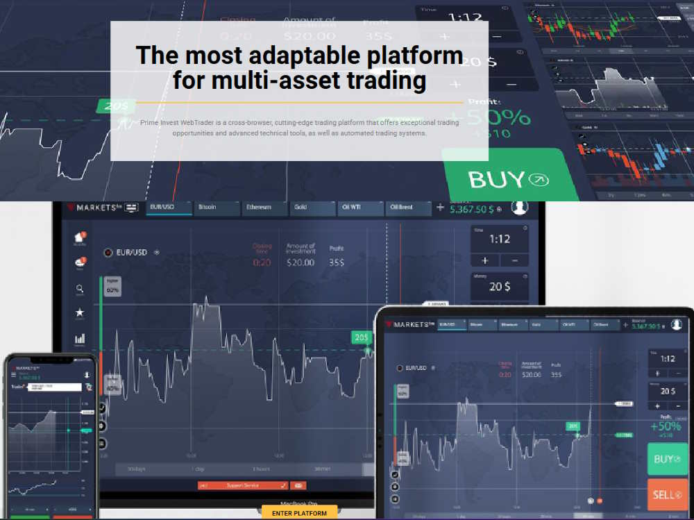 PrimeInv online trading platform
